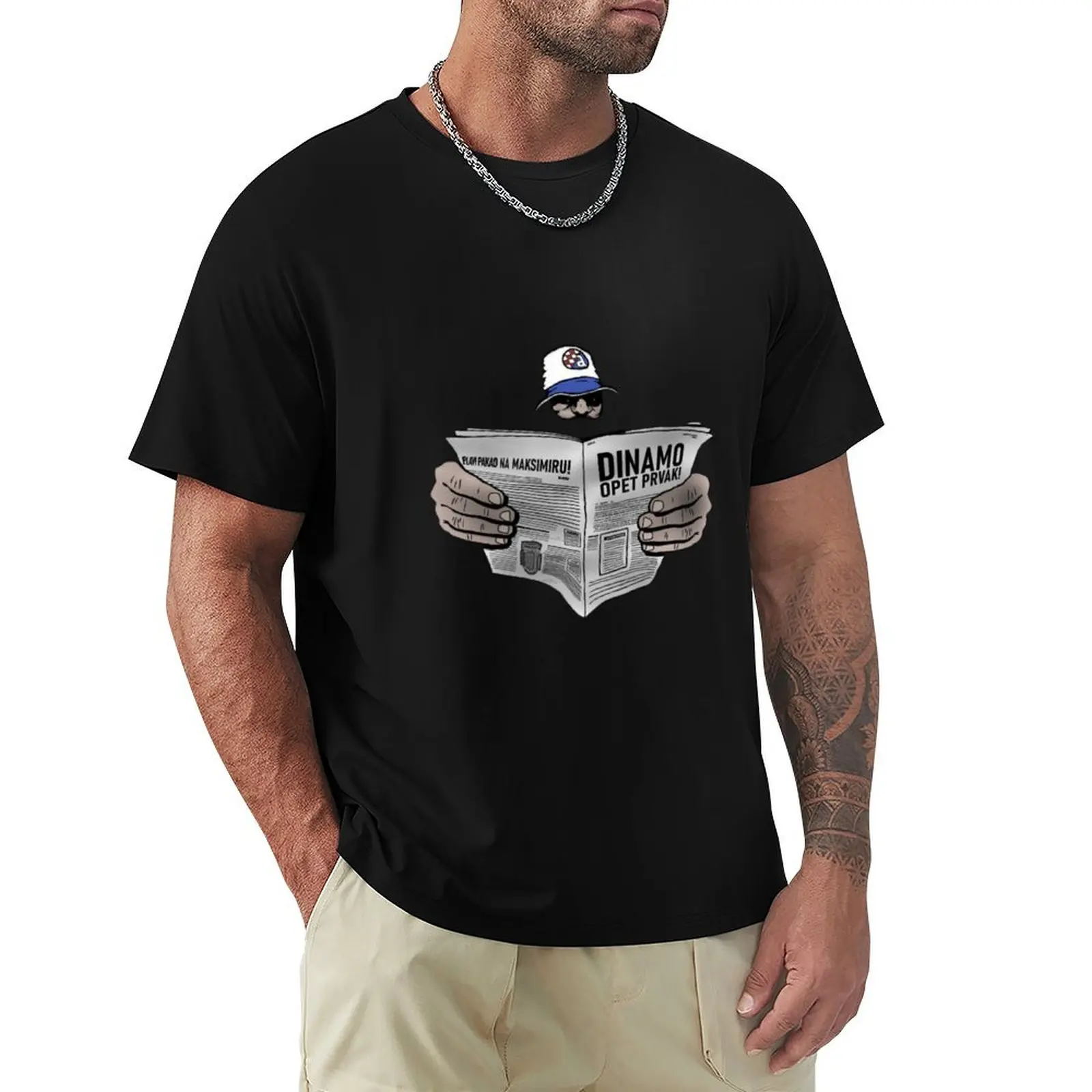 

Dinamo Zagreb prvak T-Shirt essential t shirt vintage clothes Short sleeve tee vintage t shirts for men