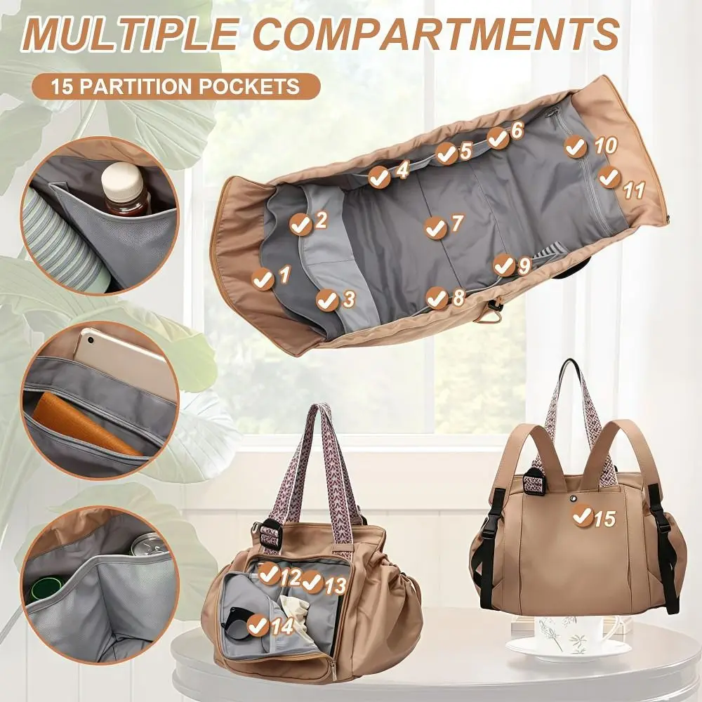 

Multifunctional Travel Storage Bag Cradle Design Large Capacity Women's Backpack Lightweight Durable Mommy Bag Mother Outing