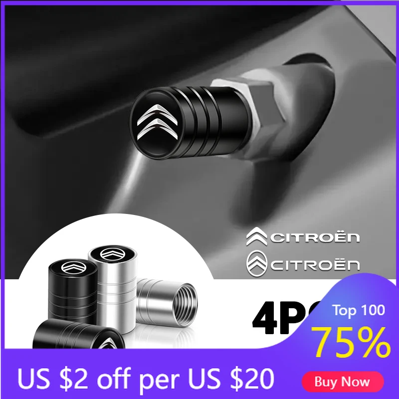 

Набор из 4 наклеек на колеса и колпачков на ниппель для Citroen Berlingo, C3, C4, C1, Jumper, C5, C6, C2, 2CV, VTS, DS3, DS4 (2026)