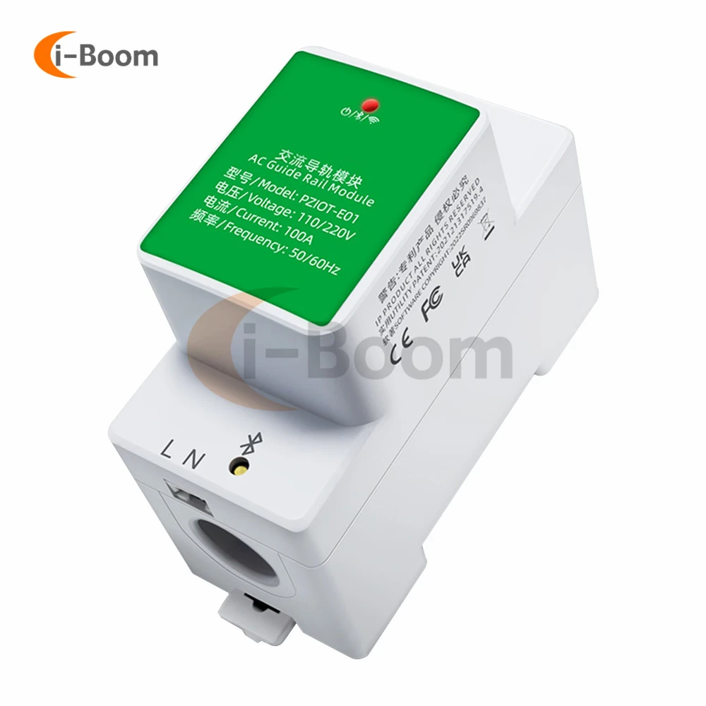 Tuya 6 In 1 AC Electric Din Rail Wifi Smart Energy Meter Power Consumption Meters Single Phase Wattmeter Voltmeter Ammeter 100A