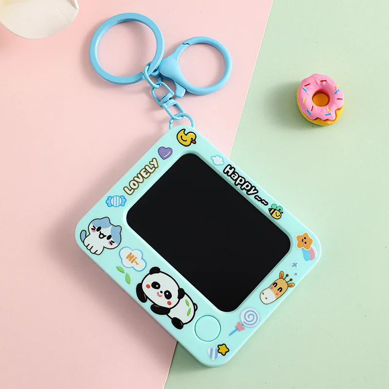 Children's Drawing Toys Cartoon Cute Mini Doodle Board Keychain Pendant Creative Office Stress Relief Toys Small Gifts