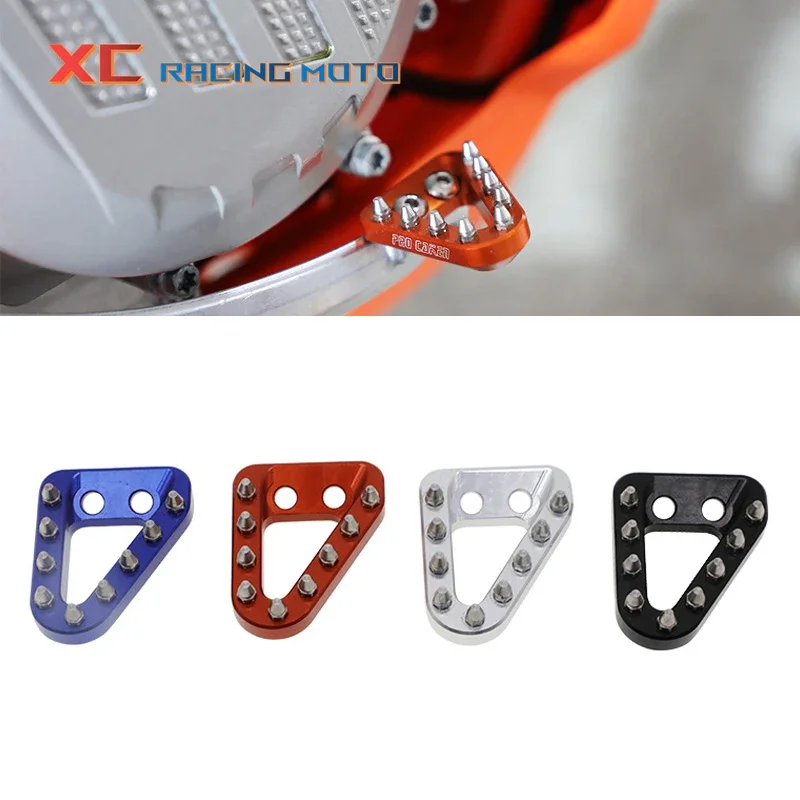Cnc motorrad hinteres brems pedal stufen platten spitze für ktm xc xcf xcw sx sxf exc excf husqvarna fc tc te fe tx fx tc fc 2015-2018