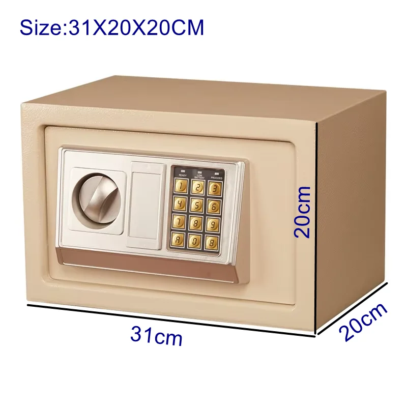 Digital Password Mini Safety Box Drop Cash Safe Box Jewelry Home Office Wall Type Security Alarm Box Anti-theft Safe Box