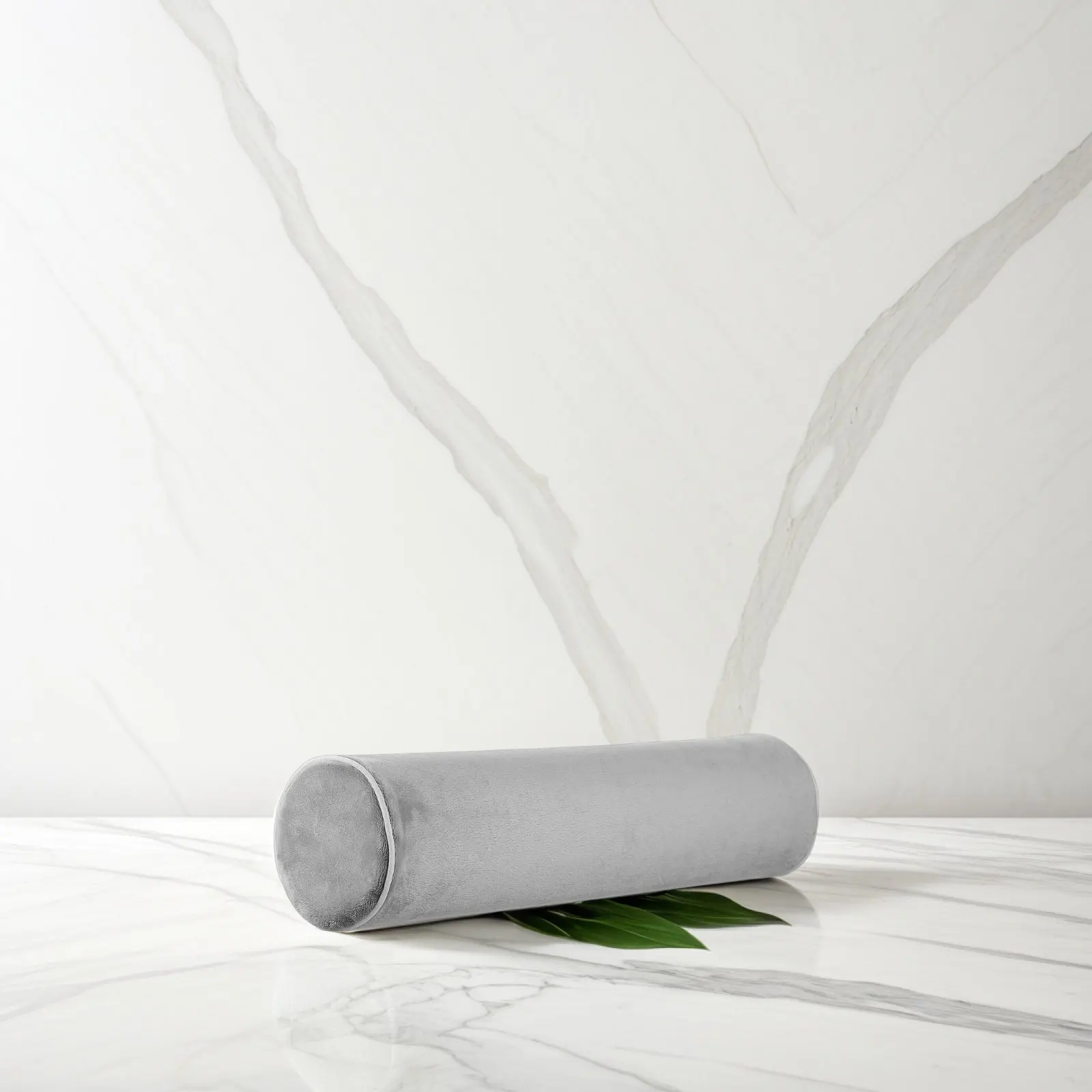 

Cervical Neck Pillow Memory Cotton Round Design for Proper Spine Posture Side Sleeping Leg Support Lower Back Pain Relief