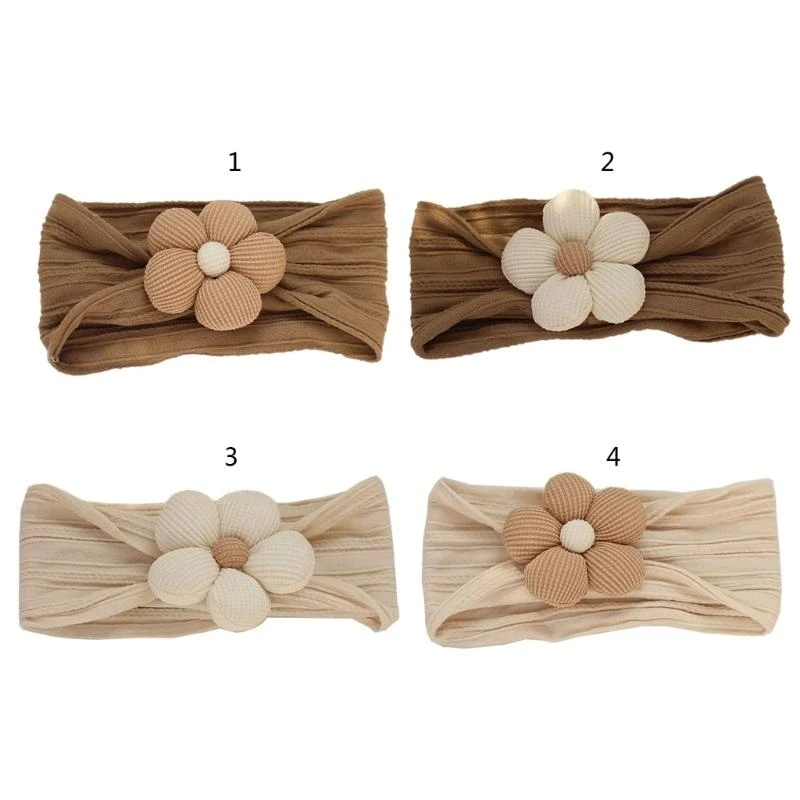 

Flower Headband Elastic Hairband for Baby Girls Infant Hair Accessory G2TD