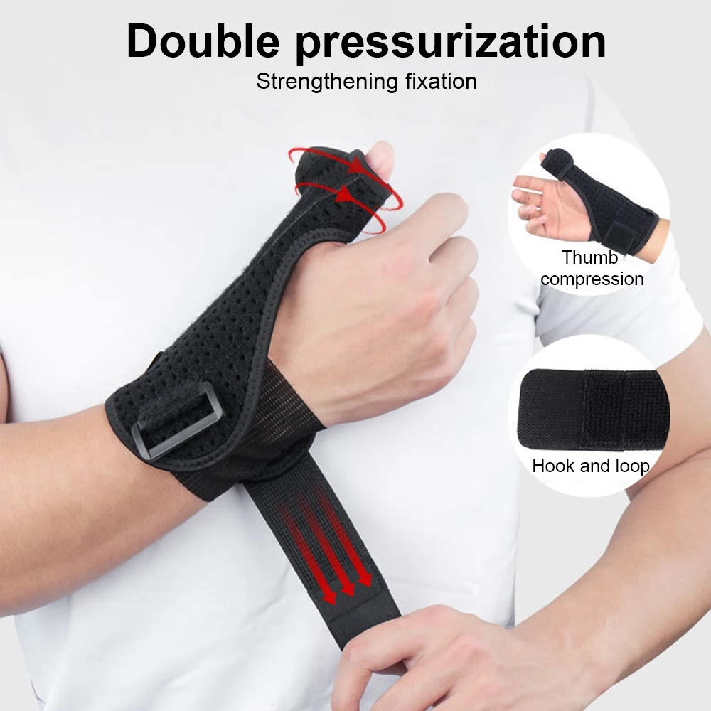 #Thumb Brace-Splint Support Wrap - Wrist Stabilizer for Carpal Tunnel, Sprains, and Trigger Pain Relief