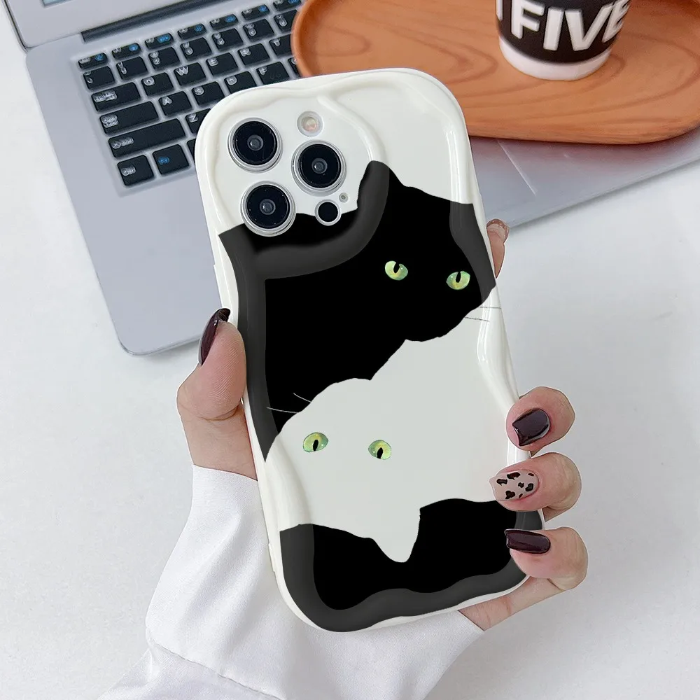 حافظة لهاتف اوبو Realme C75 C67 C65 C63 C55 C53 C35 C33 13 12 11 10 GT6 Pro Plus 4G 5G ثلاثية الأبعاد موجة غطاء ناعم