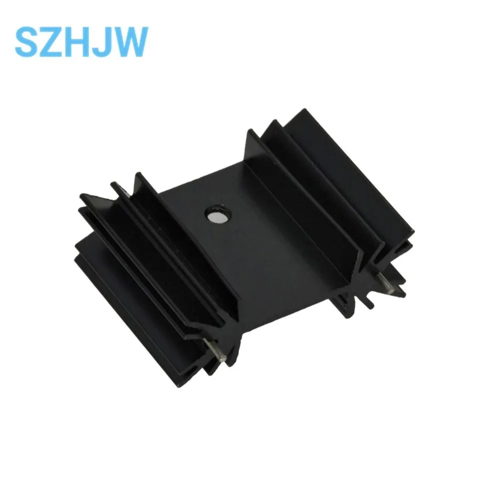 5PCS MOS Transistor Tube Heatsink Radiator Cooler Radiator 25X34X12MM Heat Sink FINS IC