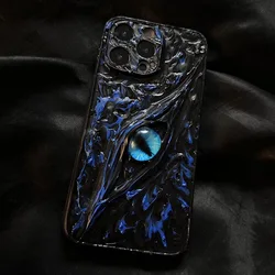 Luxury Ghost Demon Eye Soft Silicone Phone Case protection for iPhone 16 15 13 12 11 14 Pro Max XR XS Max X lovely Cthulhu Coque
