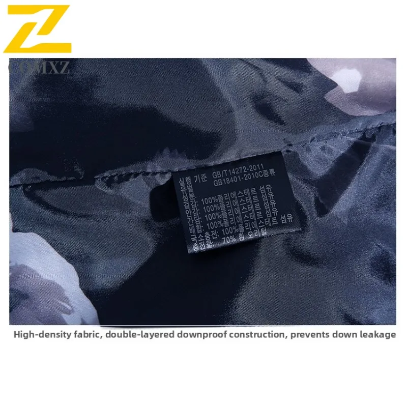 ​Men Thickened Loose Cotton Jacket Hong Kong Style Winter Warm Oversized Puffer Coat Streetwear Outdoor Casual Sport Outwear​