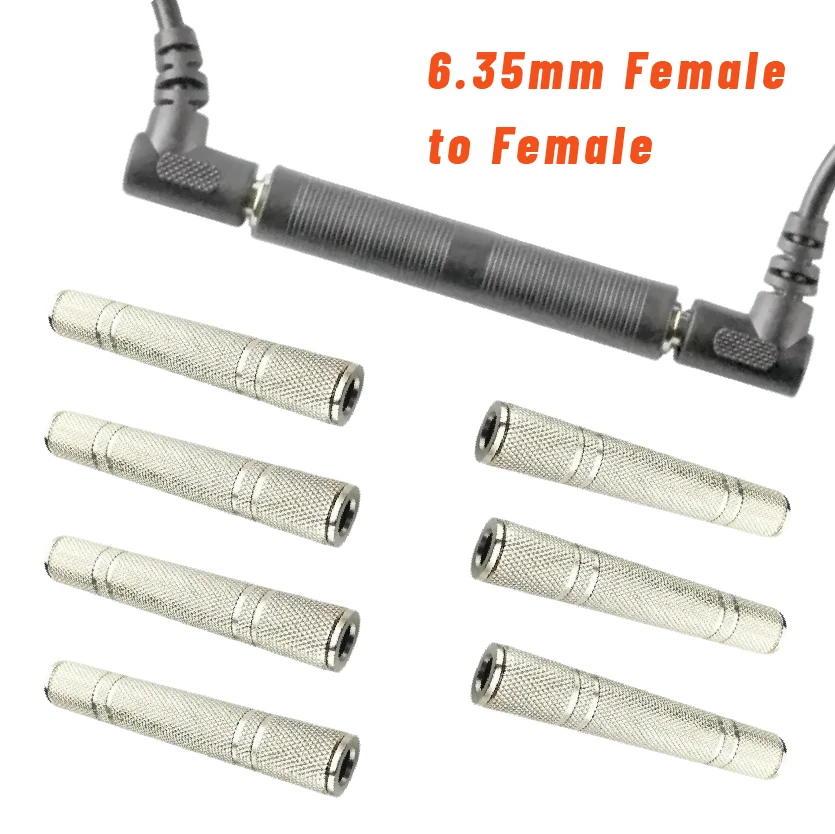 

Аудиоразъем 6,35 мм «мама-мама» для кабелей с разъемом для наушников-канала