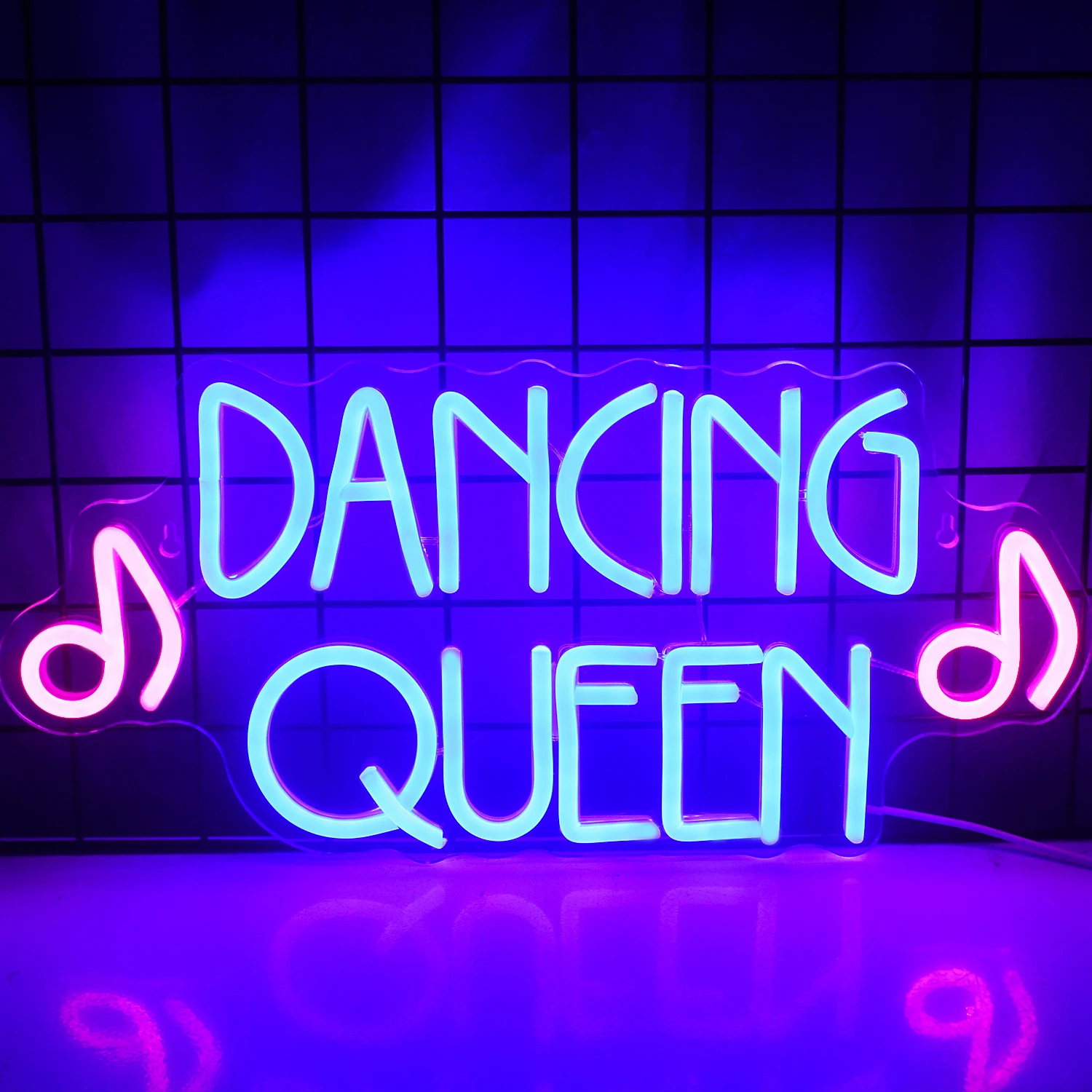 Wanxing Dancing Queen Neon Sign LED Wedding Prom Bar Accessories Birthday Party Studio Room Bedroom ART Wall Decoration Gift