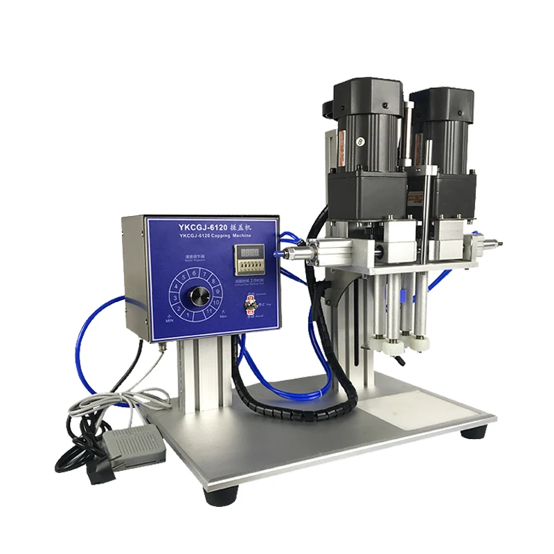 About Desktop Pneumatic Semi-Automatic Bottle Capping and Crimping Machine for Beverage & Chemical Applications&