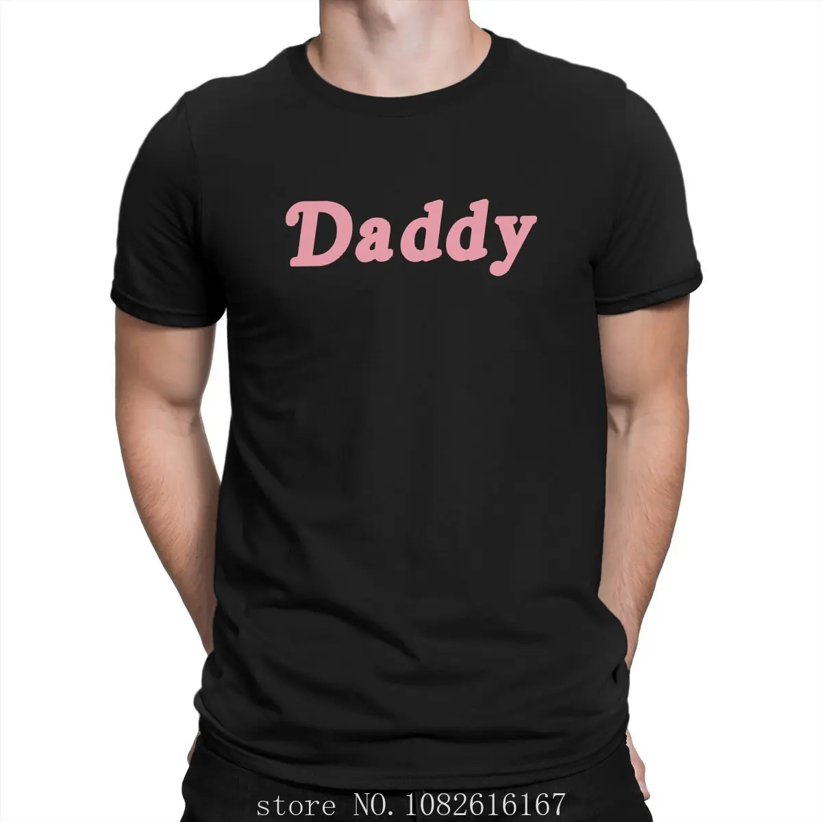 Birthday Gifts OutdoorWear Newest TShirt for Men DADDY Round Collar Polyester T Shirt Personalize  my body my choice