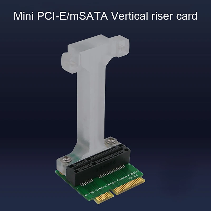 Mini PCI-E / MSATA Vertical Adapter Card 3G/4G/LTE Module Vertical Adapter Card Supports Windows 7, 8, And 10