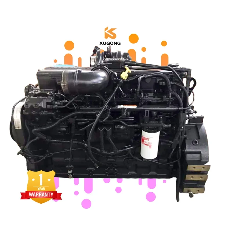 Construction Machinery SAA6D114E-3 6D114 6CT8.3 Excavator Diesel Engine Assy For PC300-8 PC350-8 PC360-8