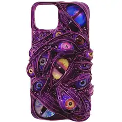 Handmade Gothic Decoden 3D Horror Scary Phone Case For Iphone 15 Pro Max 14 13 12 11Pro Xs Max XR X 8Plus Case Back Shell Cover
