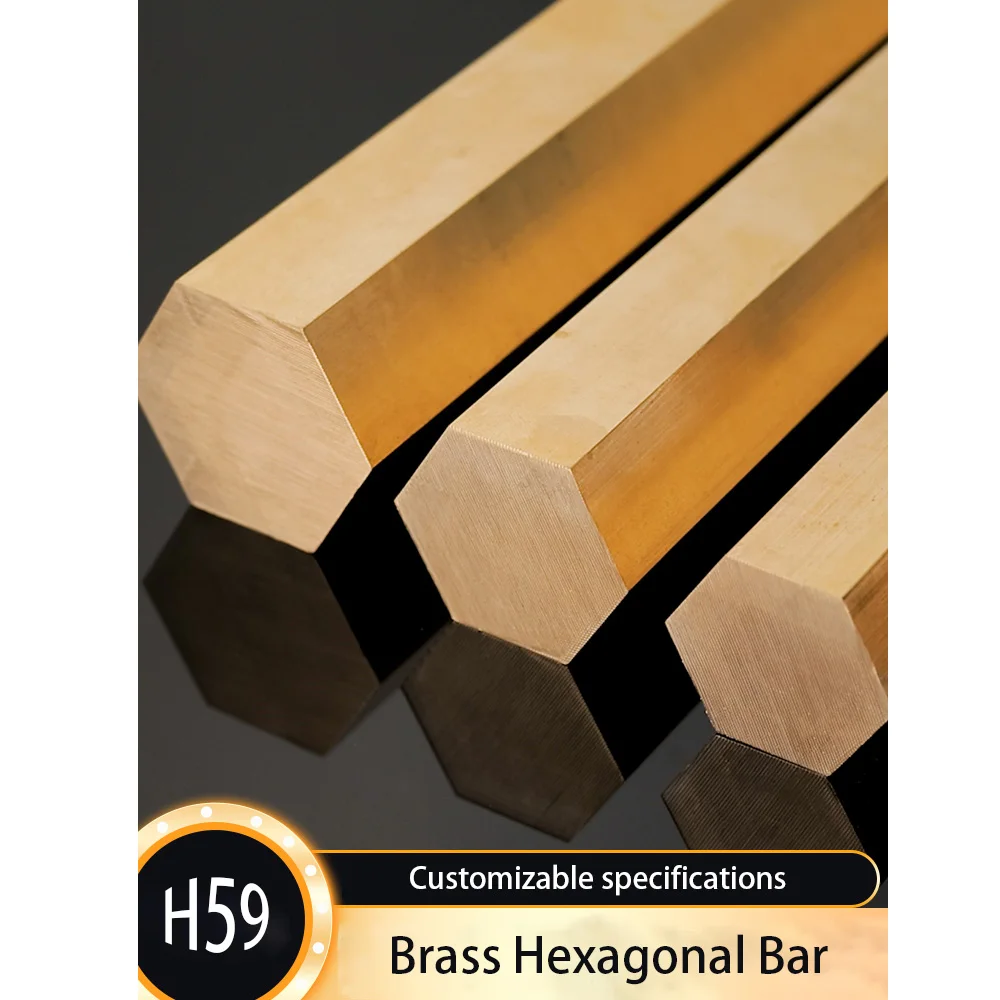 Barra de Bronze Hexagonal Hex Hexágono Rod 1pc Pcs Pcs 5. Comprimento 200 mm 500 mm 10 11 12 13 14 15 16 17 18 1930 mm