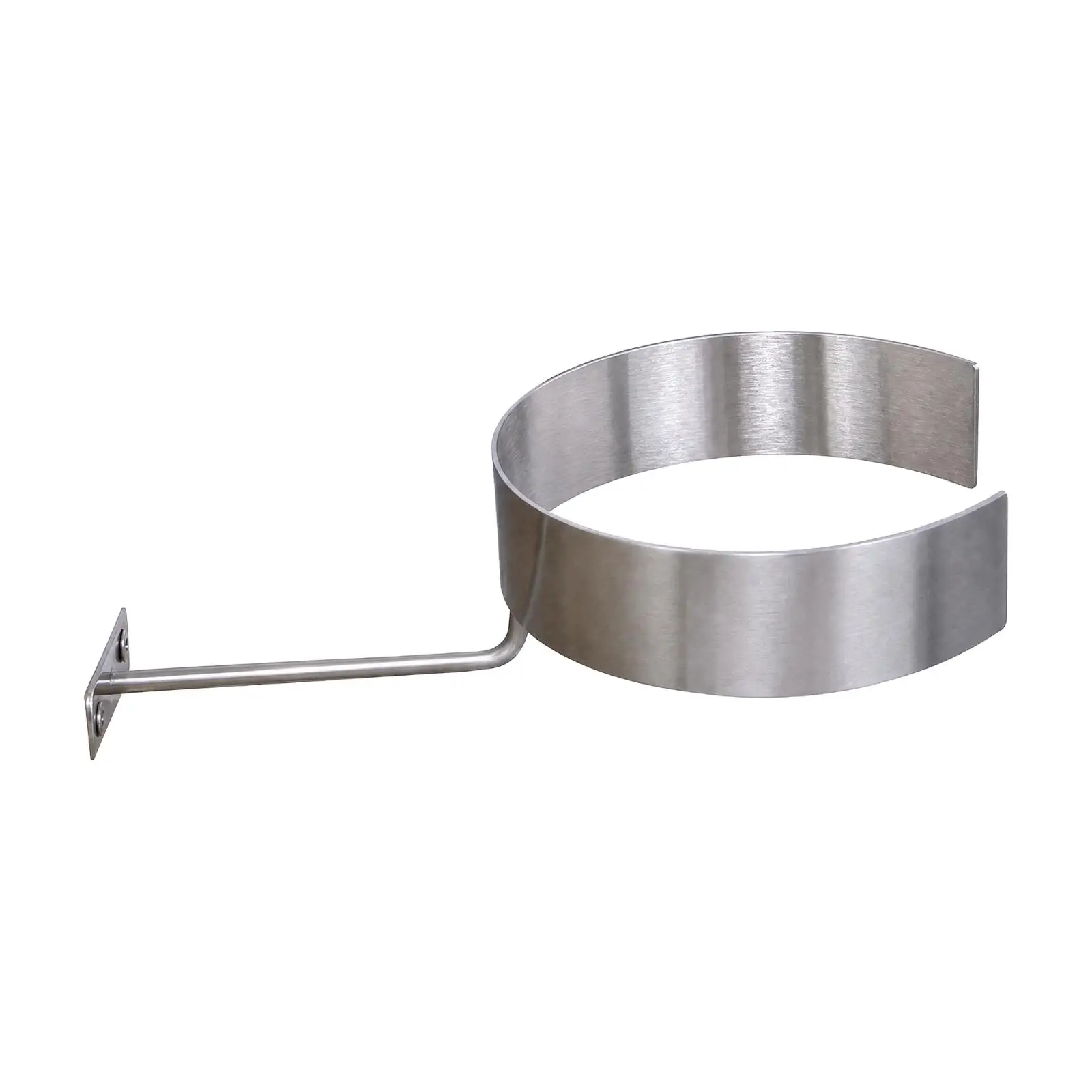 Wall Mounted Shirt Display Holder Stainless Steel Apparel Showcase Rack for Store Display Case Clothes Organizer