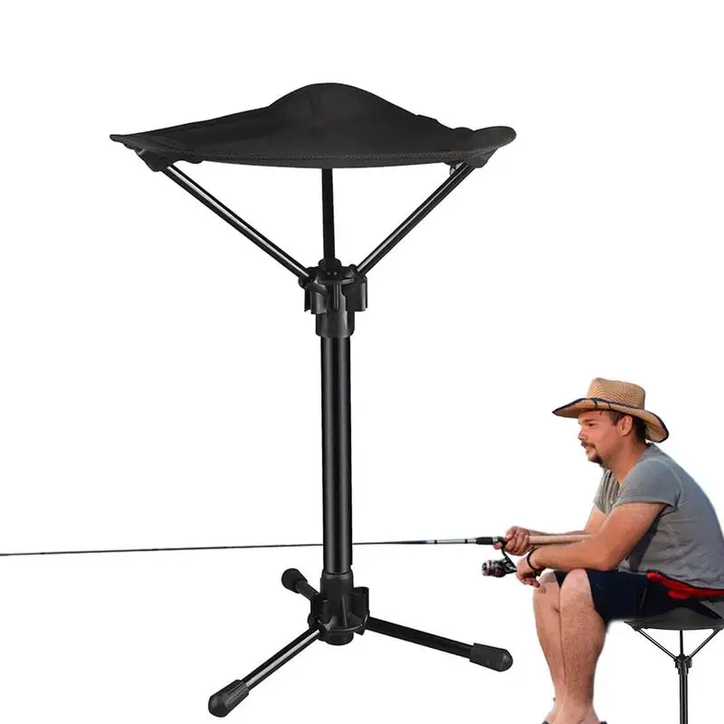 

Outdoor Folding Camping Tripod Stools Portable Fishing Stool Foldable Chair Beach Small Tripod Stool For Camp Fishing Supplies