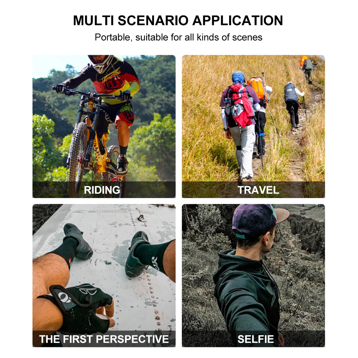 

2pcs 360 Degree Rotating Wrist Strap Mount Compatible With Gopro Sturdy Fabric Multi-Angle Shooting For Cycling Surfing