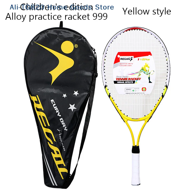 [TG820]Special Tennis Racket For Teenagers 23 Inch Aluminum Alloy Tennis Racket Strong Nylon Wire For Children's Training