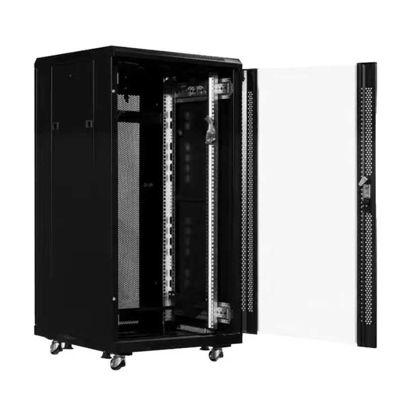 18U Rack Server Cabinet Outdoor Network Metal Data Cabinet with 19-Inch Standard 42U 22U 32U 36U Capacity Options