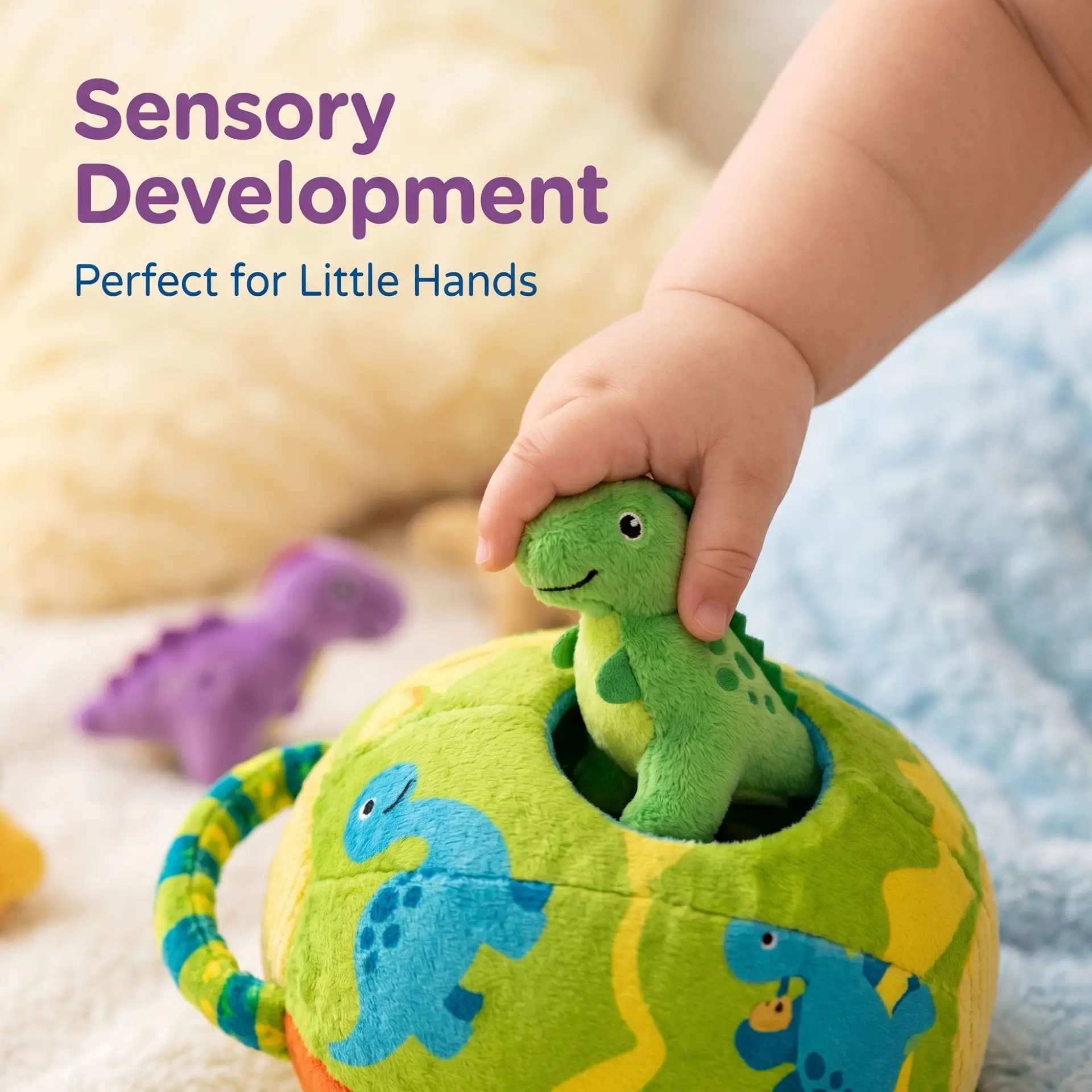 Portable Soft Plush Barn Farm Animals Baby Toys with Sound Montessori Toys Early Education Sensory Toy Boy Girl Birthday Gifts image 5