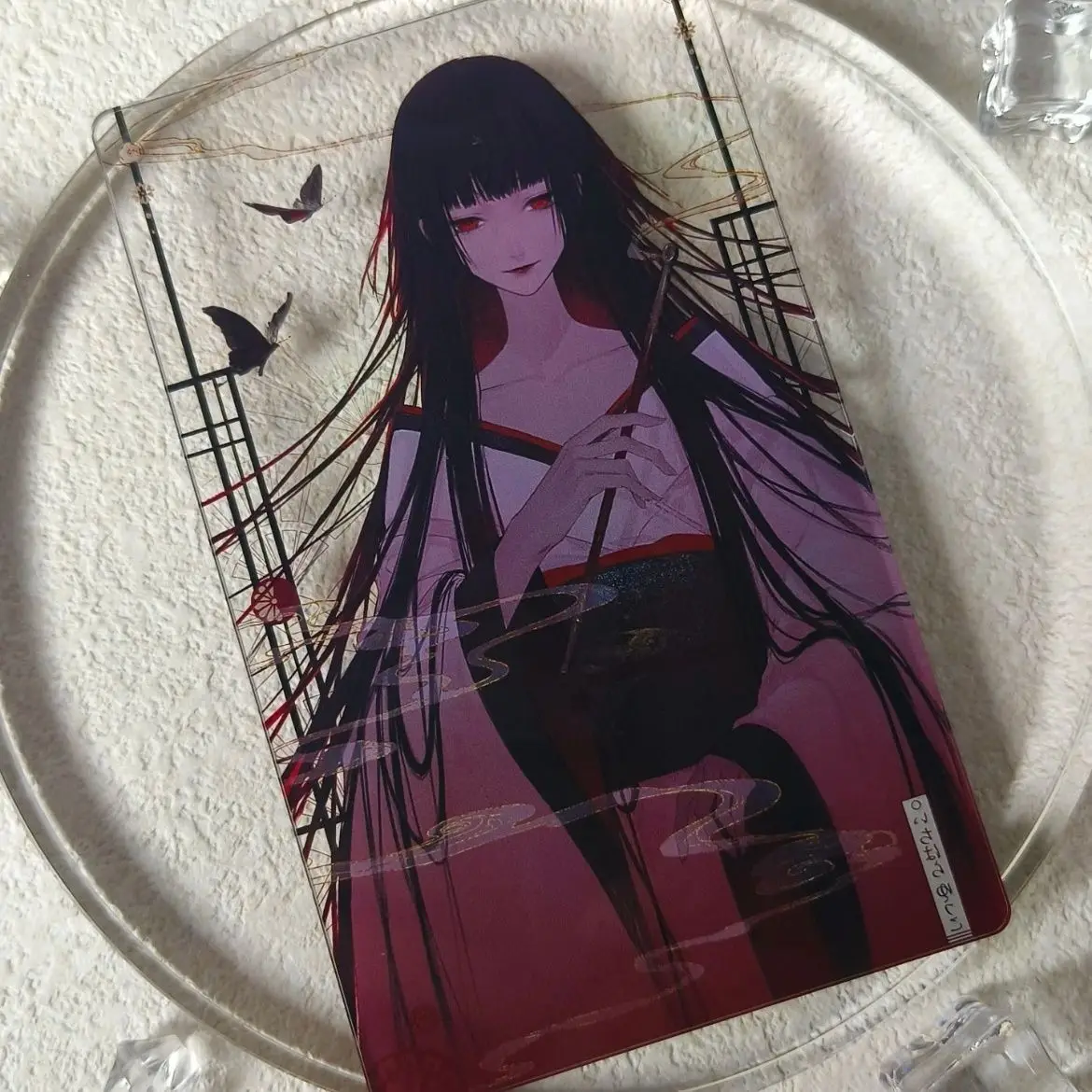 Tarjeta acrílica XxxHOLiC Ichihara Yuuko, tarjetas transparentes Watanuki Kimihiro, colección de tarjetas fotográficas de grupo, accesorios de fotografía