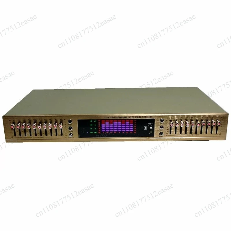 898BT HIFI digital high-definition stereo preamplifier with built-in USB Bluetooth home grade equalizer, dual 10 segment 220V