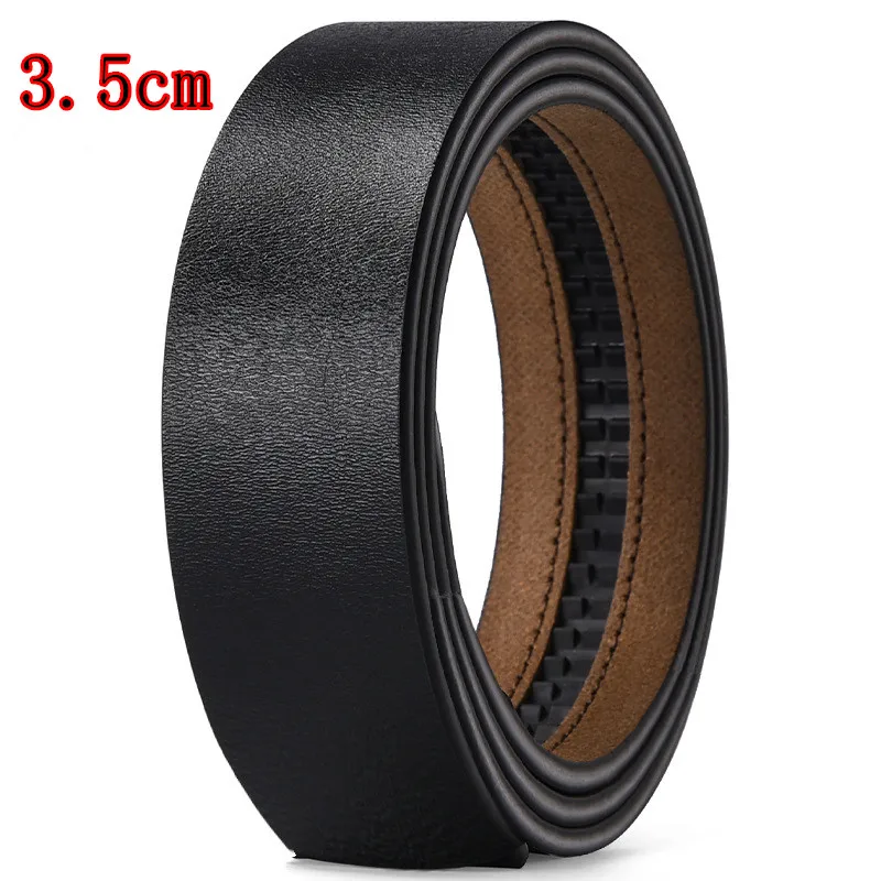 عالية الجودة حزام جلد الرجال التلقائي مشبك حزام دون مشبك حزام جلد الموضة للرجال لا مشبك 3.3 سنتيمتر 3.5 سنتيمتر 3.8 سنتيمتر #3