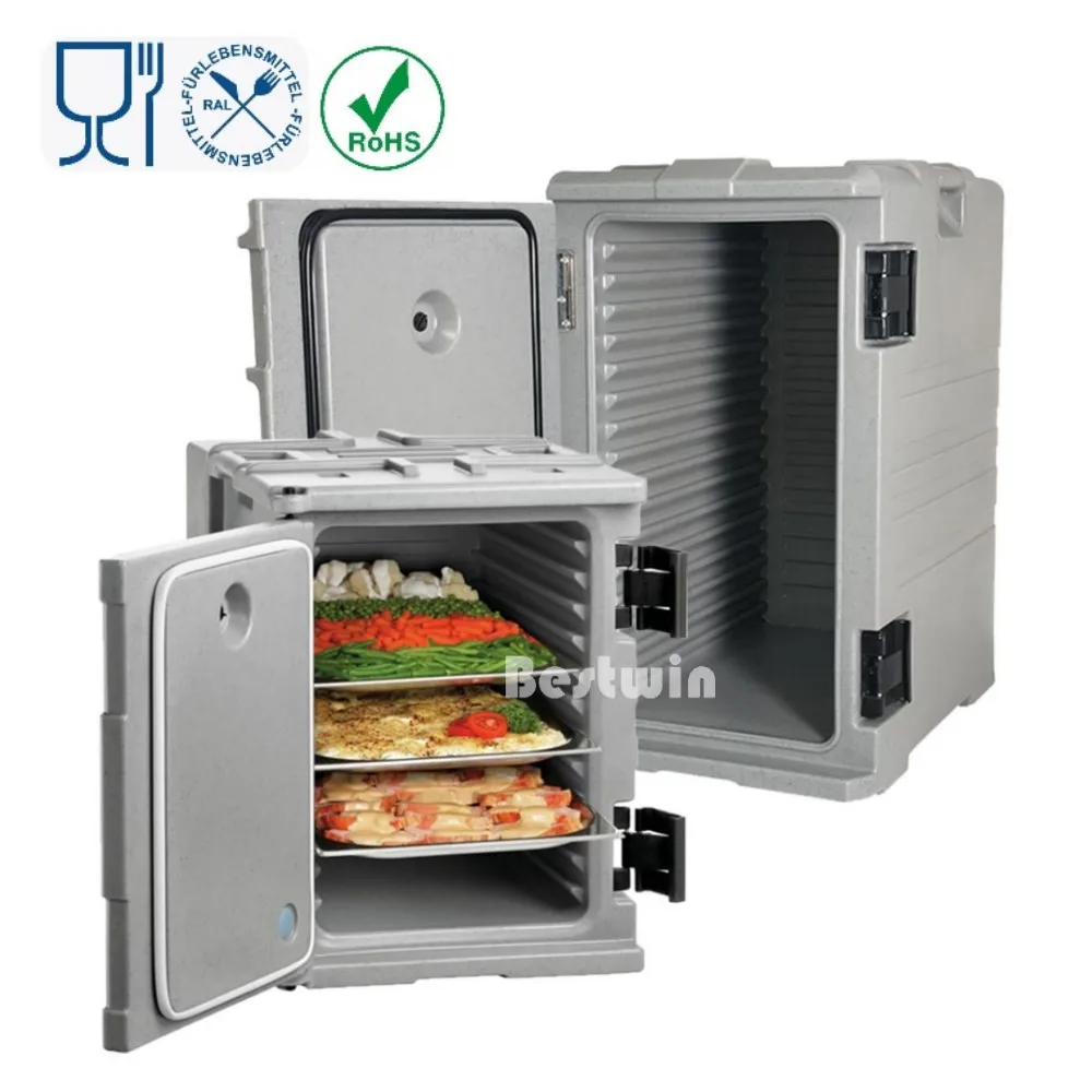 

90L 120L Commercial Catering Keep Cold Warm Transport Container Holding Cabinet Thermo Box Insulated Food Pan Carrier