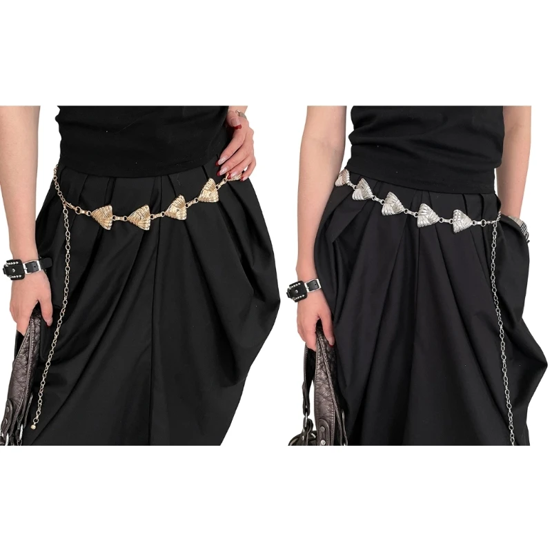 49ME Elegant Belly Chain Belly Dance Waist Chain for Dress Chain Stylish Conch