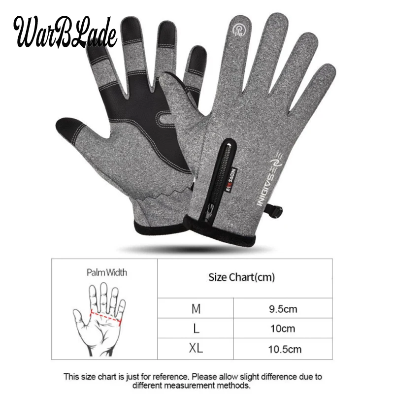 New Outdoor Sport Gloves Waterproof Motorcycle Cycling Gloves Windproof Breathable Full Finger Non-slip Driving Fishing Gloves