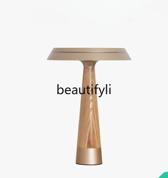 

Solid wood touch dimming desk lamp Modern light luxury living room study bedroom bedside lamp