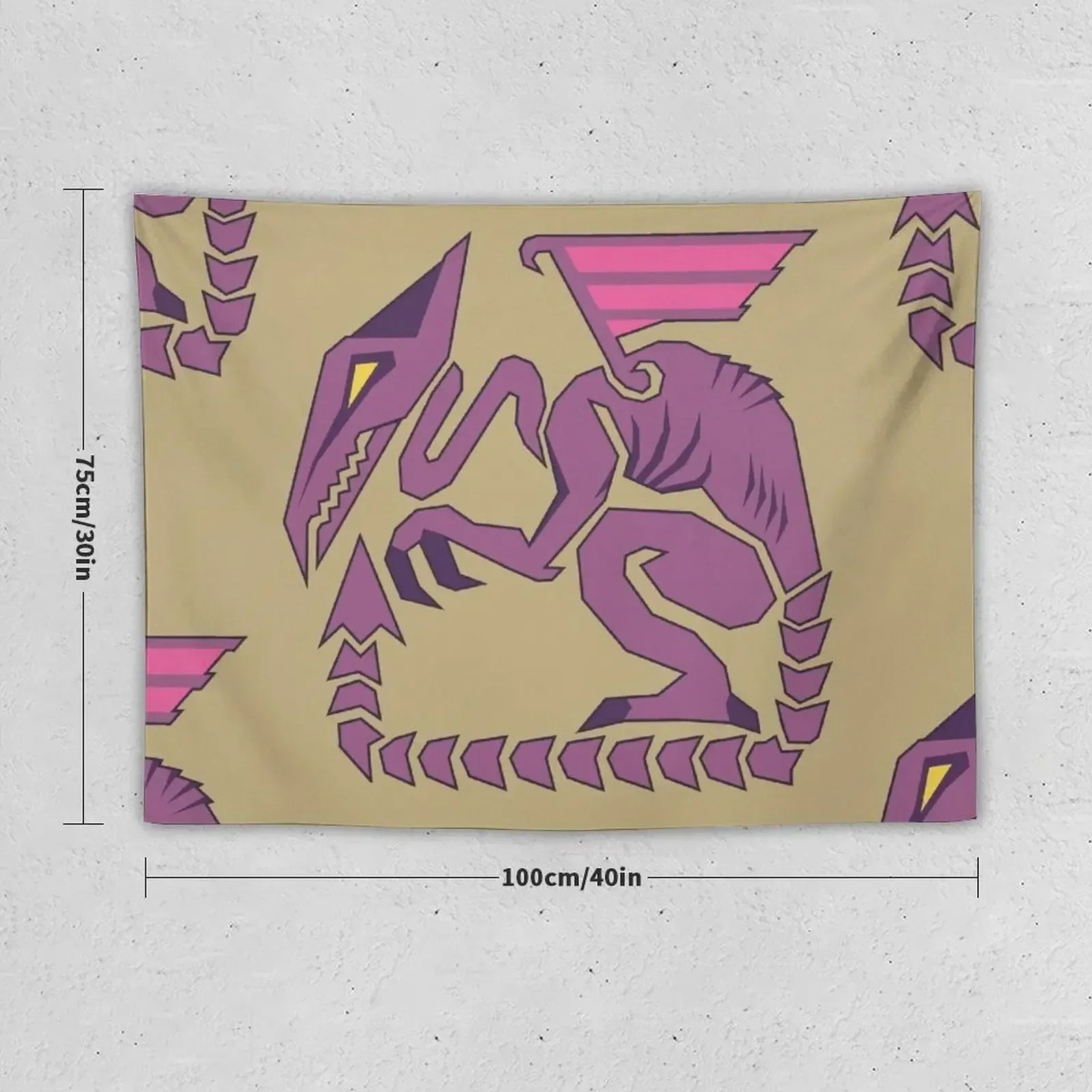 Metroid Hunter Series: Ridley Tapestry Cute Decor Bathroom Decor Tapestry