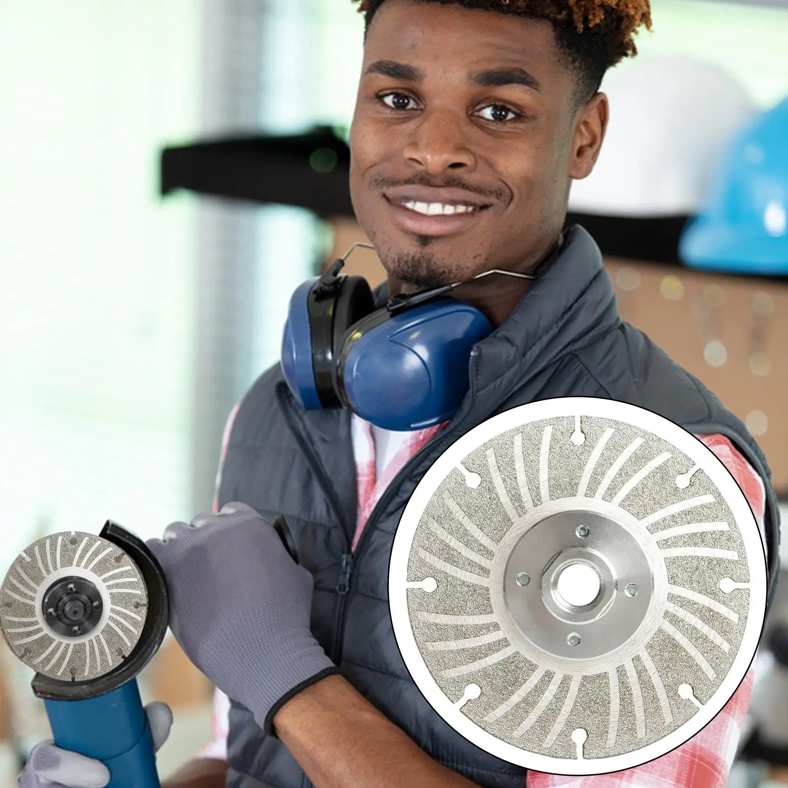 زاوية طاحونة القرص مرفق القرص ورشة عمل قطع عجلة لنحت الرملي بلاط الخرسانة الطابق لحام المعادن الخشبية