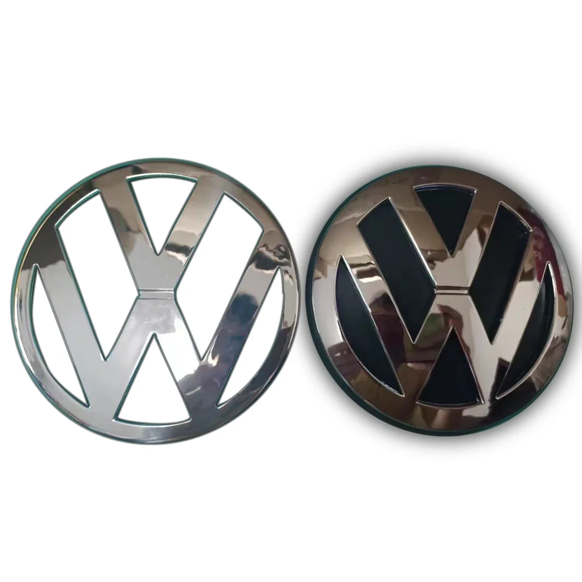 Gloss Black  Fit for volkswagen Golf MK4 1999-2006 116mm Front Grill Badge + 118mm Rear Trunk Lid Emblem Car Logo