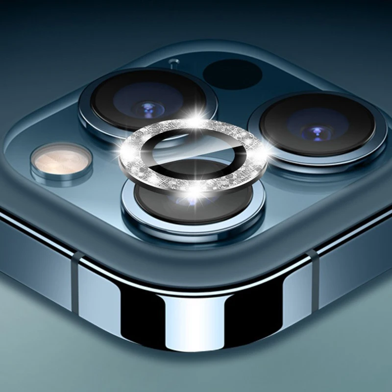 Lens Metal Ring Protector Glass for iPhone 11 12 13 Pro Max Camera Lens Protection On iPhone 12Pro 13Pro 14 Pro Max Camera Film