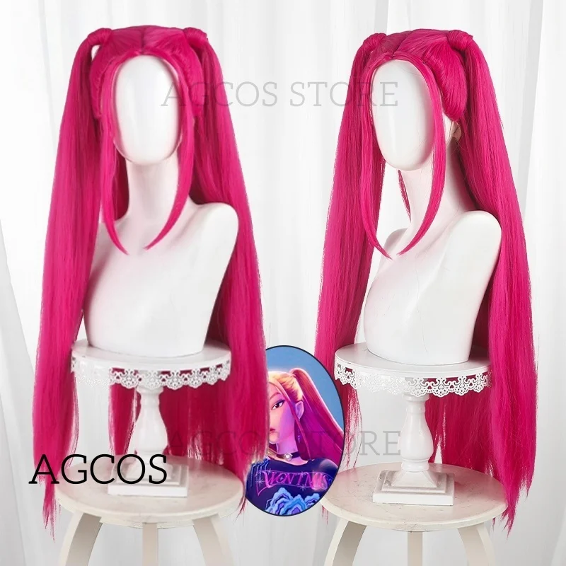 

AGCOS KPOP Demon Hunter Mira Косплей Парик Аниме Косплей Волосы Мира Парики