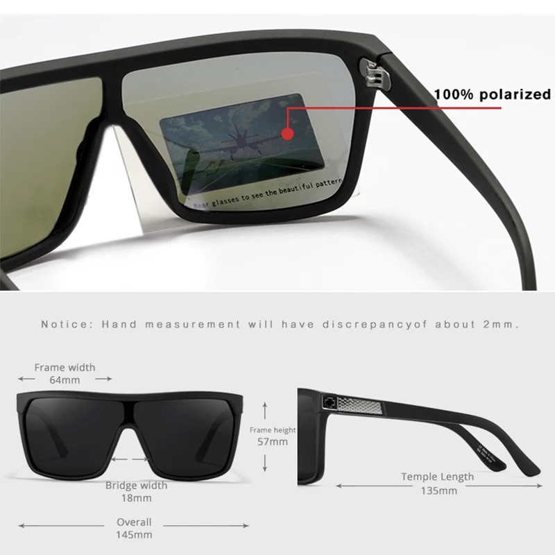 Brand Design High Quality Men's Polarized Sunglasses Flynn Sun Glasses Women Shaped Sports Goggles For Fishing UV400 Protection