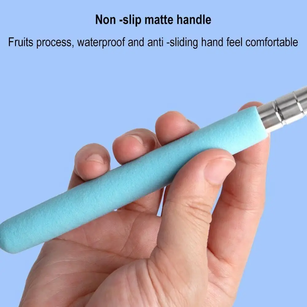 

Stainless Steel Telescopic Rod Finger Design Handheld Presenter Teaching Stick Whiteboard Pointer Finger Reading Sticks