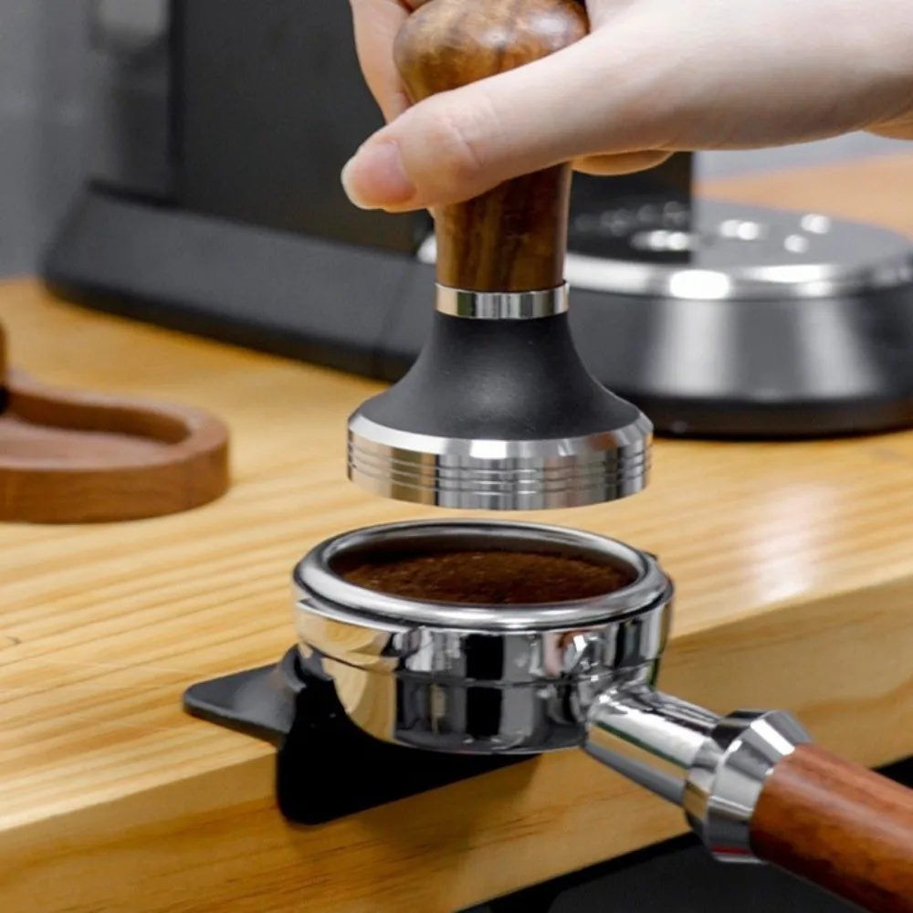 Durable Silicone Coffee Tamper Mat Anti-skid Thickned Press Powder Pad Cloth Powder Auxiliary Mat Bar