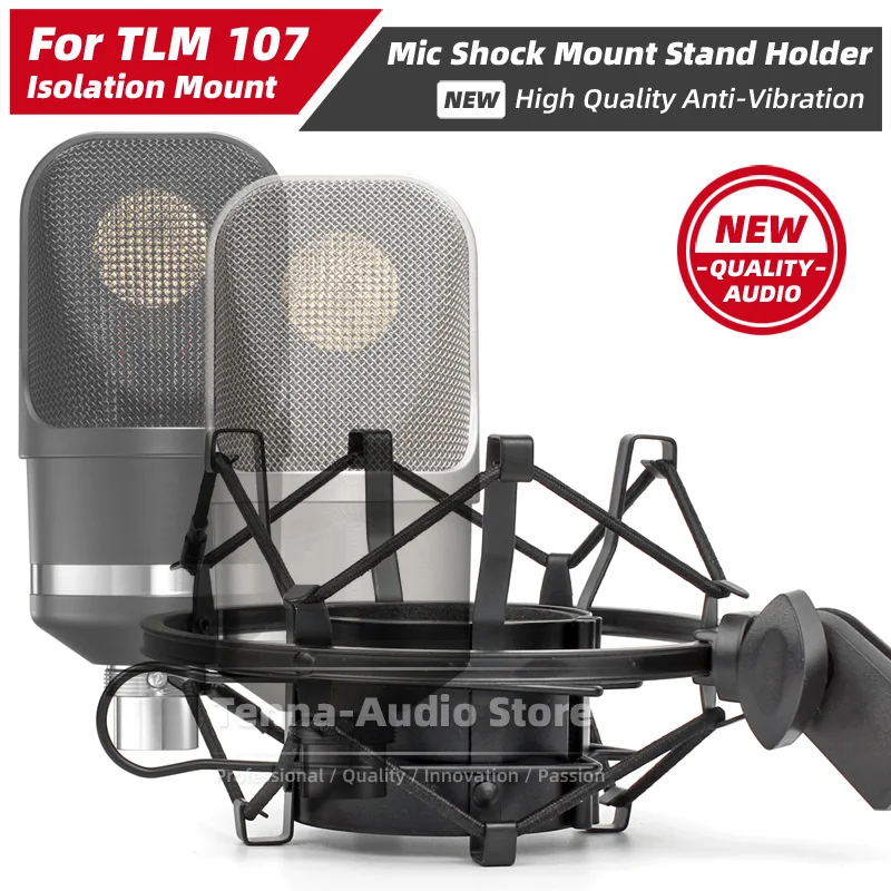 For NEUMANN TLM107 TLM 107 Isolation Mike Shock Mount Suspension Microphone Shockproof Mic Spider Holder Anti Vibration Stand