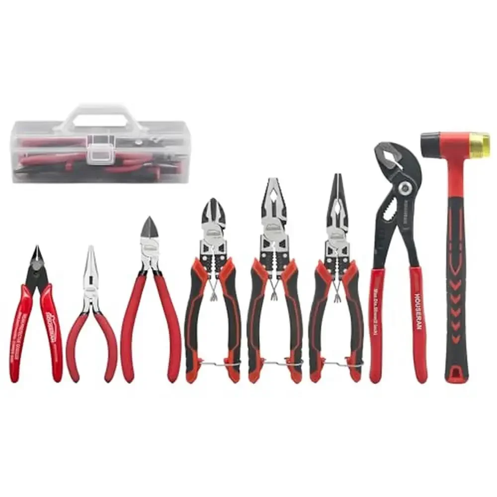 

8-Piece Professional Hand Tool Kit Ideal DIY Home Improvement and Craftsmen