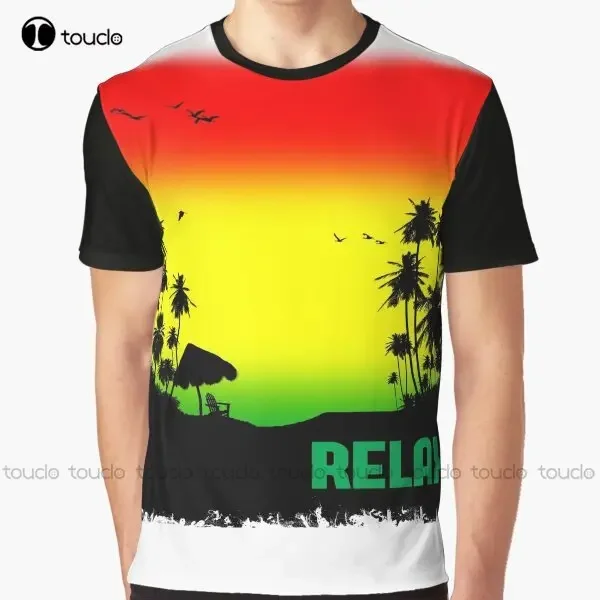Rasta Relax Graphic T-Shirt Sunflower Shirts For Women Digital Printing Tee Shirts Christmas Gift New Popular Xxs-5Xl Streetwear