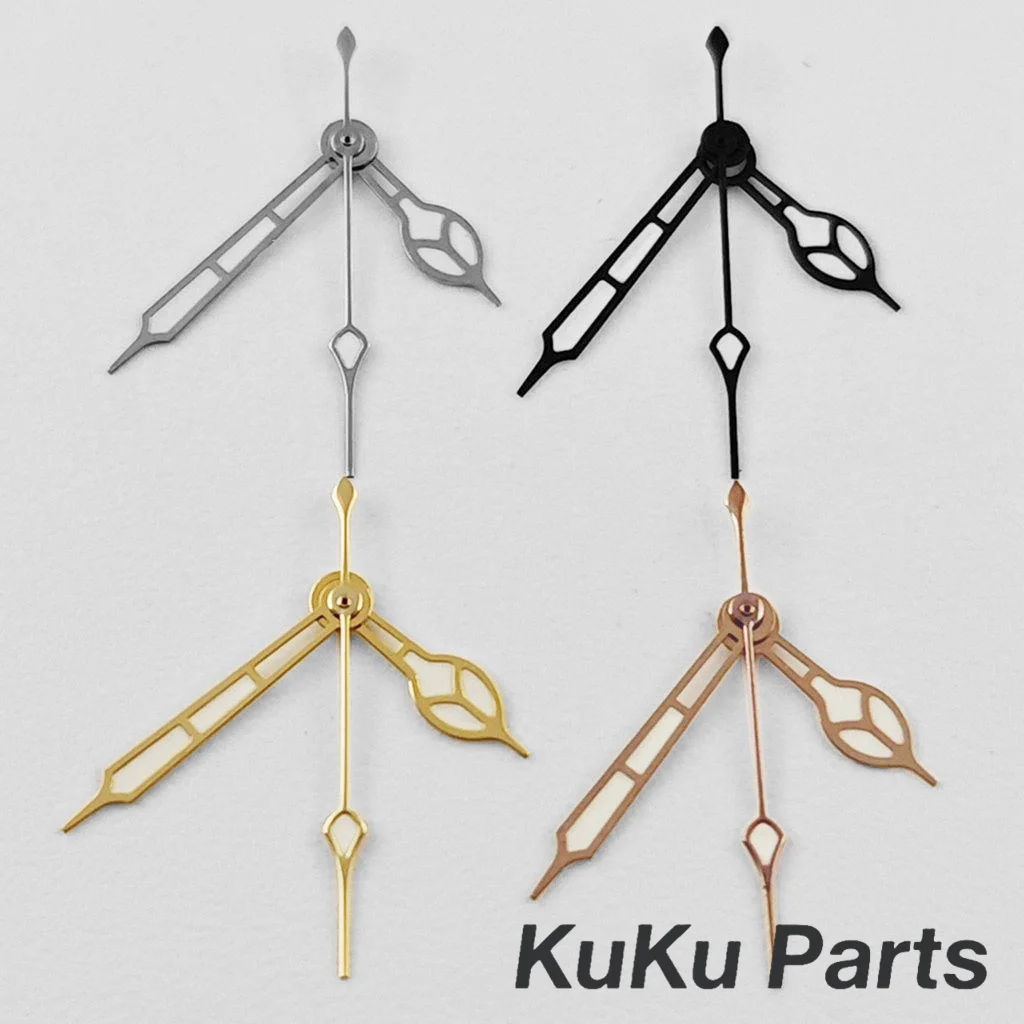 카테드랄 NH35 실버 골드 블랙 로즈 골드 핸즈 NH34 NH35 NH36 NH38 NH70 NH72 무브먼트 시계 포인터 그린 야광