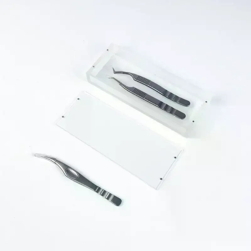 الاكريليك رمش صندوق تخزين رمش تمديد لوحة مغناطيسية متعددة الوظائف كاذبة رمش ماكياج المنظم البليت لاش حامل #2