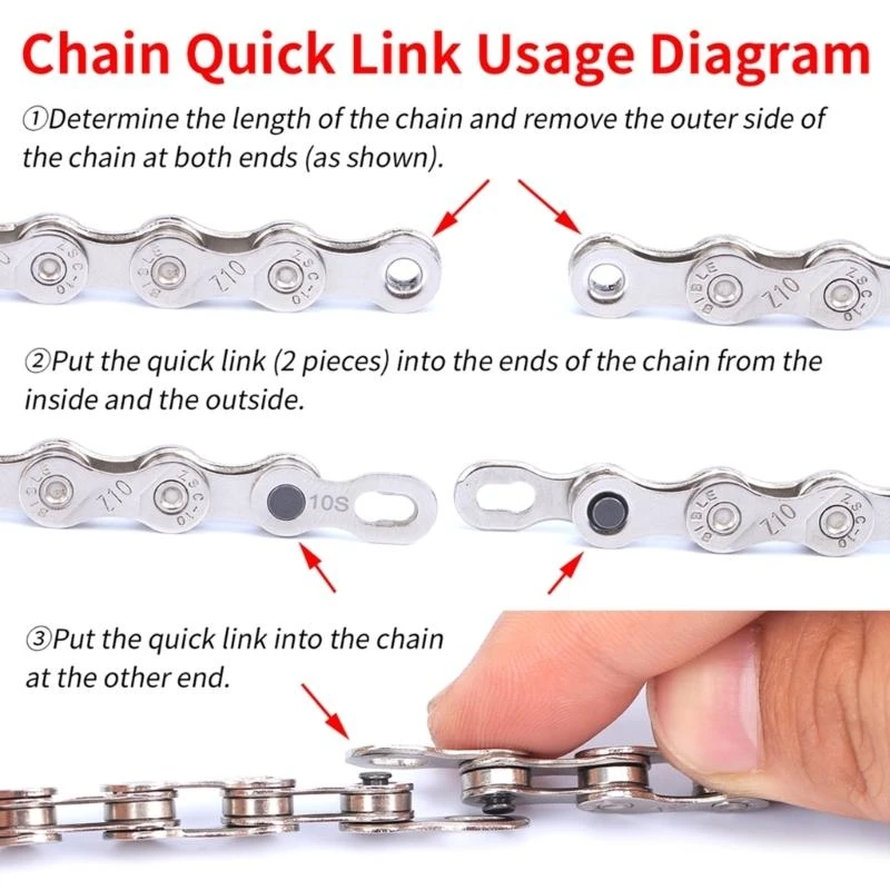 Mini Bike Chain Quick Link Tool Chain Clamp Repair Tools Pliers Bicycles Repair