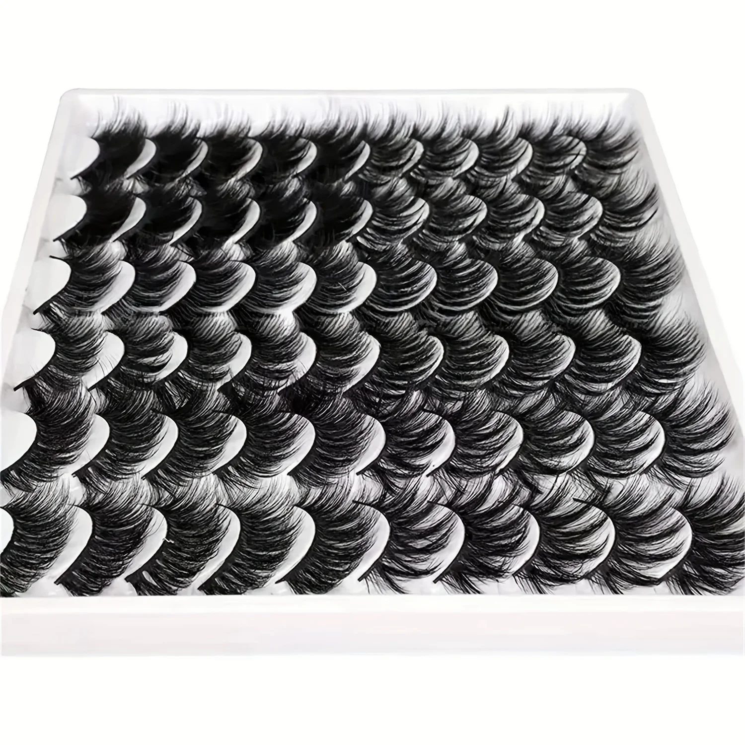 30 pairs of thick three-dimensional eyelashes, 20MM single pair of three-dimensional multi-layer eyelashes